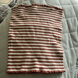 striped tube top